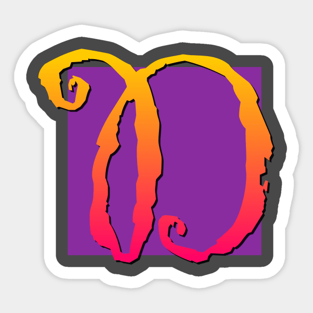 Letter D Sticker by AlondraHanley